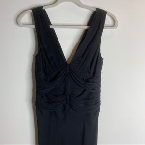 Banana Republic Black Formal Tank Dress Size 0